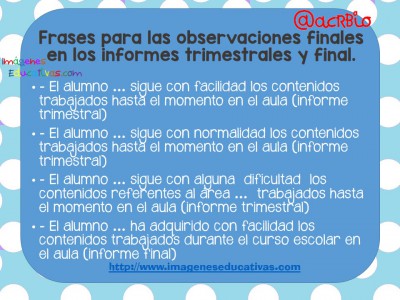 Frases recomendables para utilizar en los reportes de evaluación- (4)