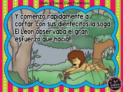 EL LEON Y EL RATON FABULA (10)