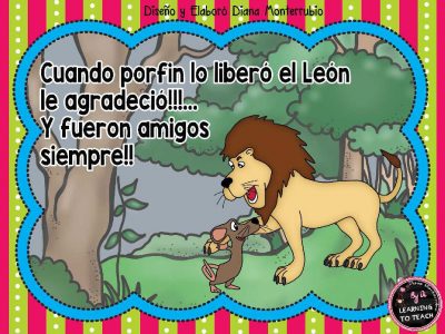 EL LEON Y EL RATON FABULA (11)