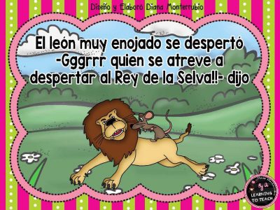 EL LEON Y EL RATON FABULA (4)