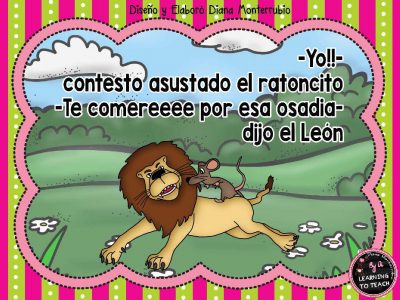 EL LEON Y EL RATON FABULA (5)