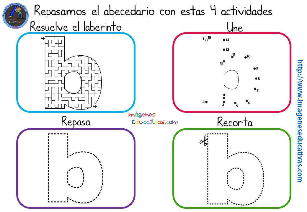 Repasamos El Abecedario Con Estas 4 Actividades 3 Imagenes Educativas