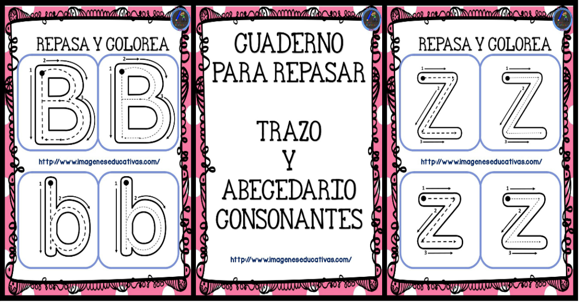 Cuadernillo Para Repasar El Trazo Y Las Consonantes Imagenes Educativas