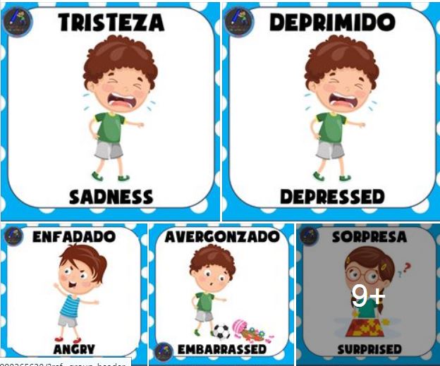 EDUCACIÓN EMOCIONAL Tarjetas para trabajar las emociones motivo