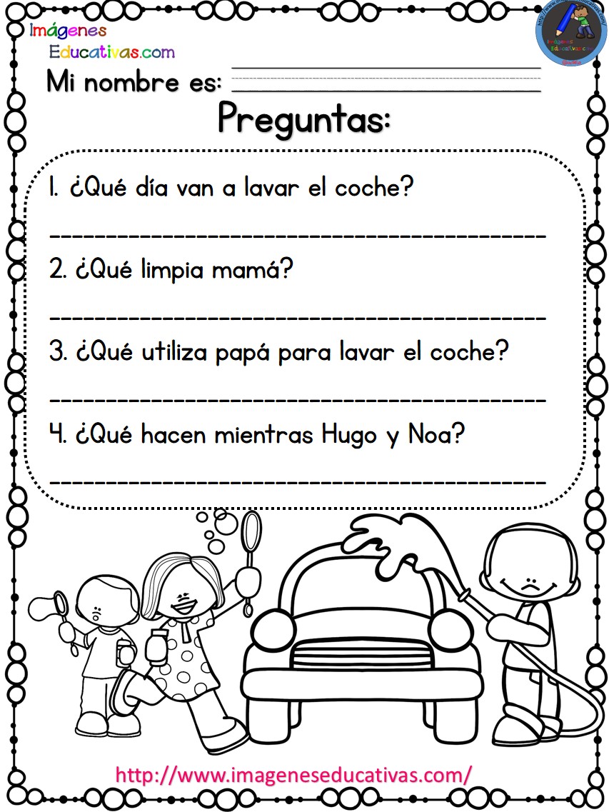 Lecturas Comprensivas Para Primaria Noa Y Hugo Imagenes Educativas