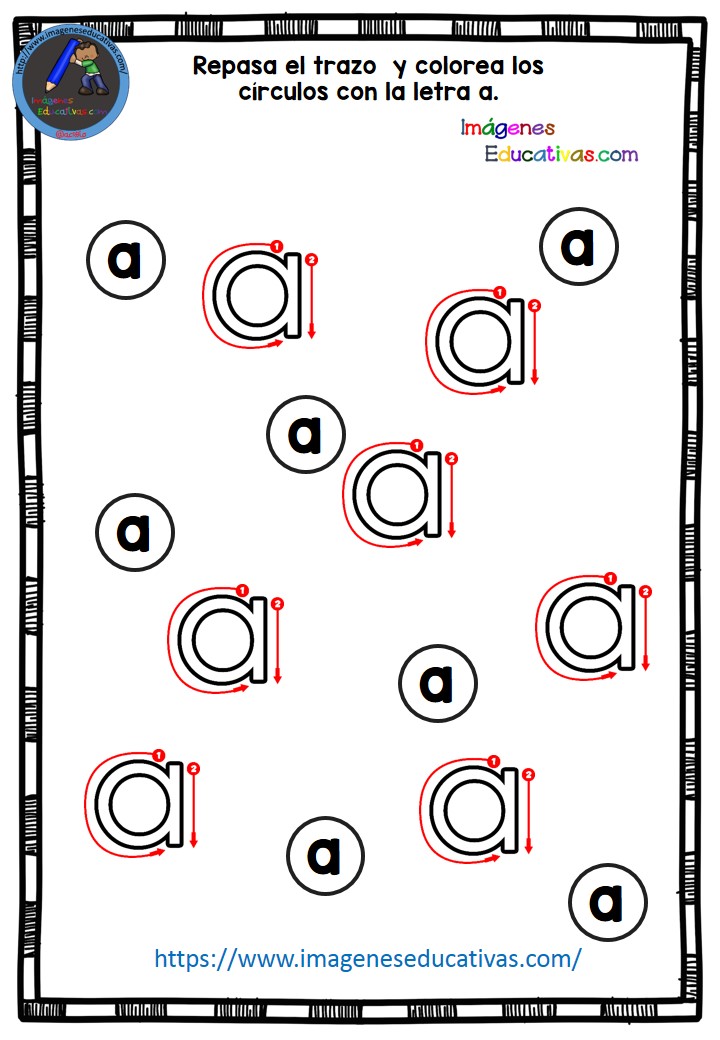 Completo Cuaderno De Repaso De La Letra A Actividades Originales Imagenes Educativas