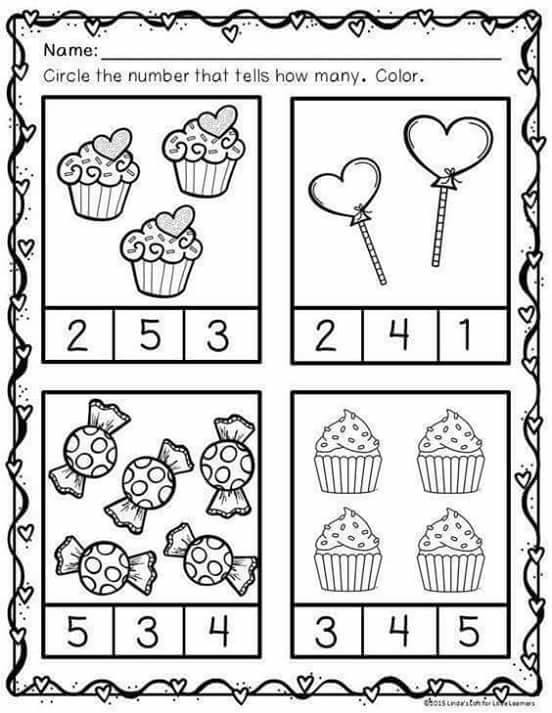 Actividades De Preescolar Para Imprimir De Matematicas