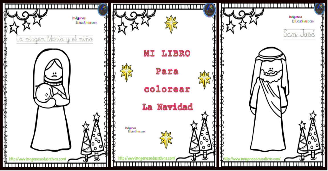 Mi Libro De Colorear La Navidad Imagenes Educativas