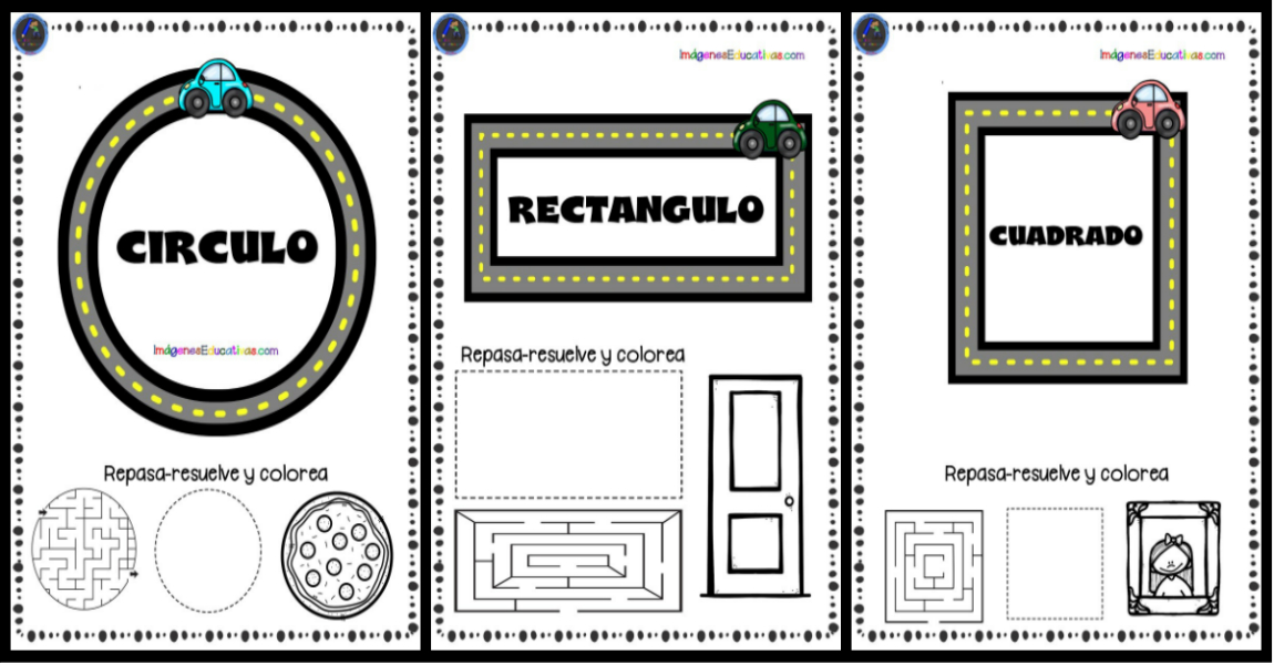 CUADERNO Figuras geométricas para niños Imagenes Educativas