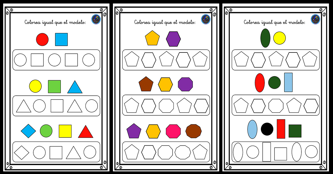 Trabajamos La Atenci N Con Colores Y Figuras Geom Tricas Imagenes