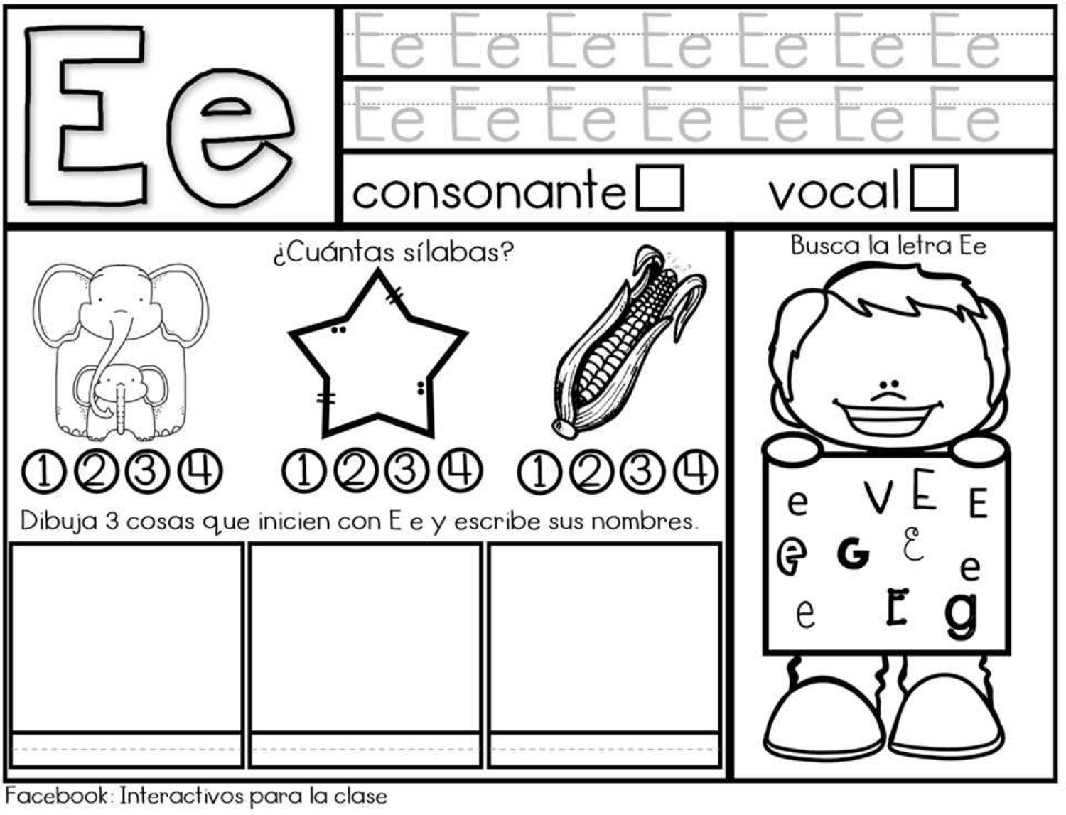 Colecci N De Fichas Para Trabajar Las Vocales Imagenes Educativas