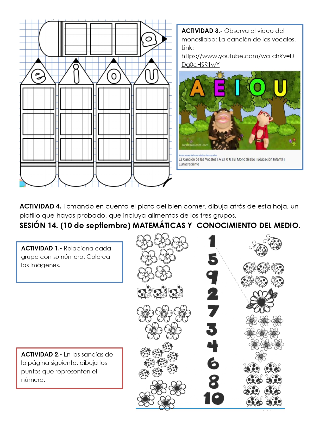 CUADERNO DE REFUERZO PARA PRIMER GRADO Page 0025 Imagenes Educativas