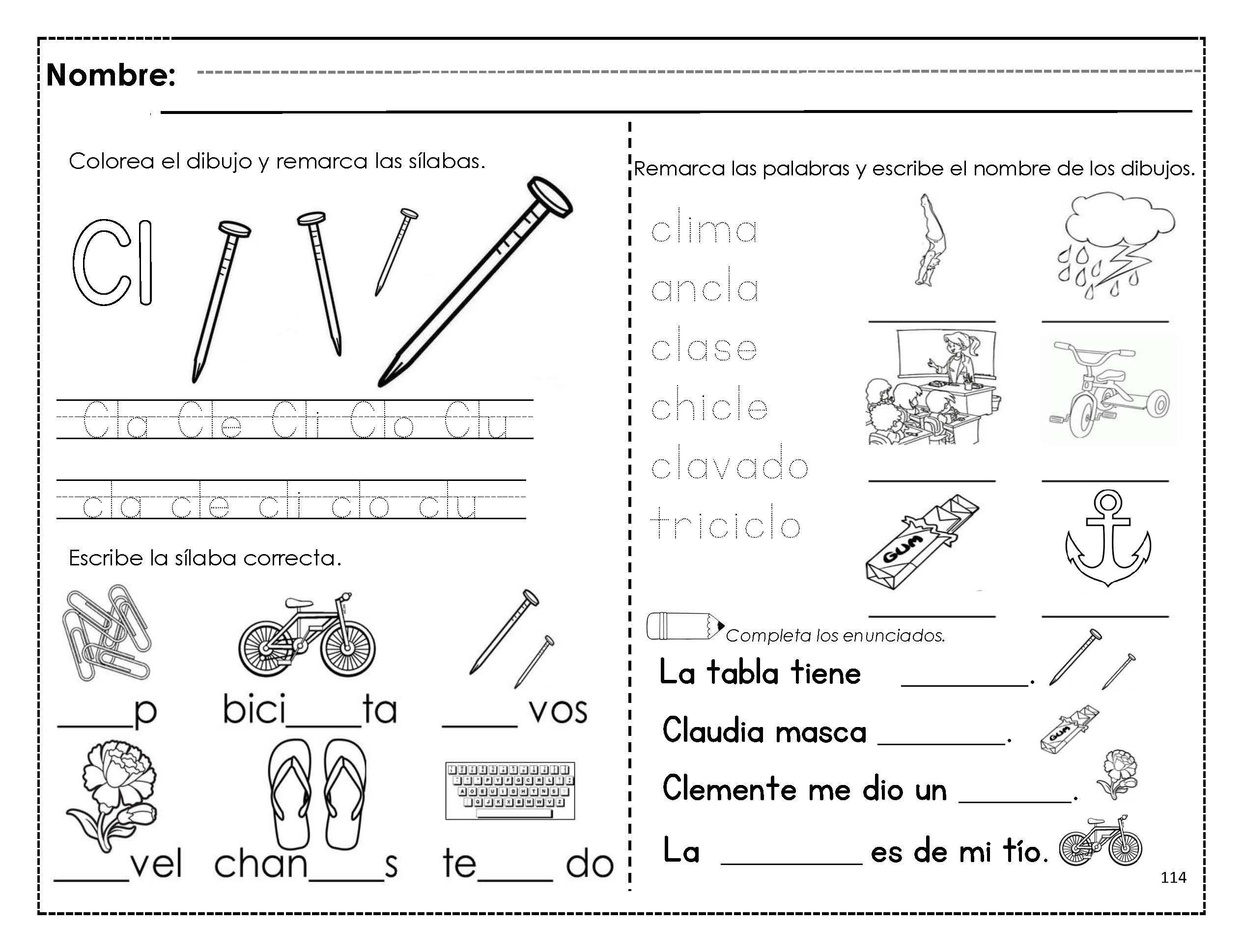 Cuadernillo Completo De Lectoescritura Paginas Pagina Imagenes Educativas