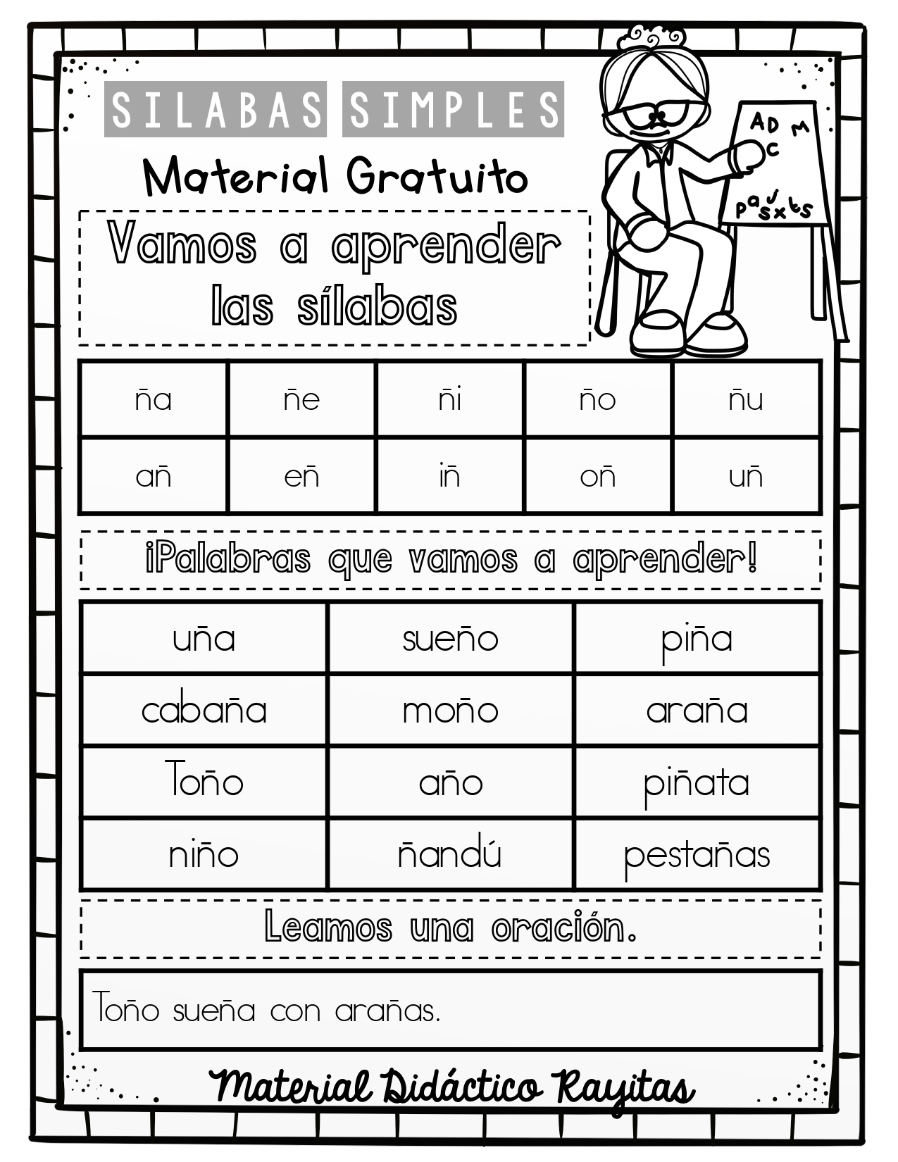 Cuaderno Para Trabajar Las Silabas Simples Page Imagenes Educativas