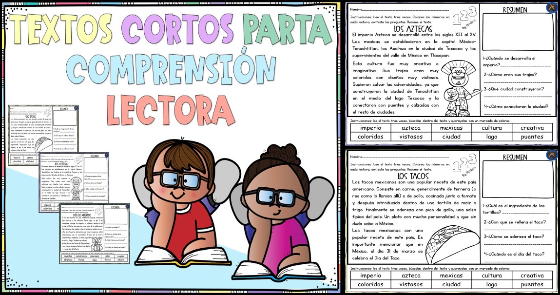 Textos Cortos Comprension Lectora Imagenes Educativas Images The Best