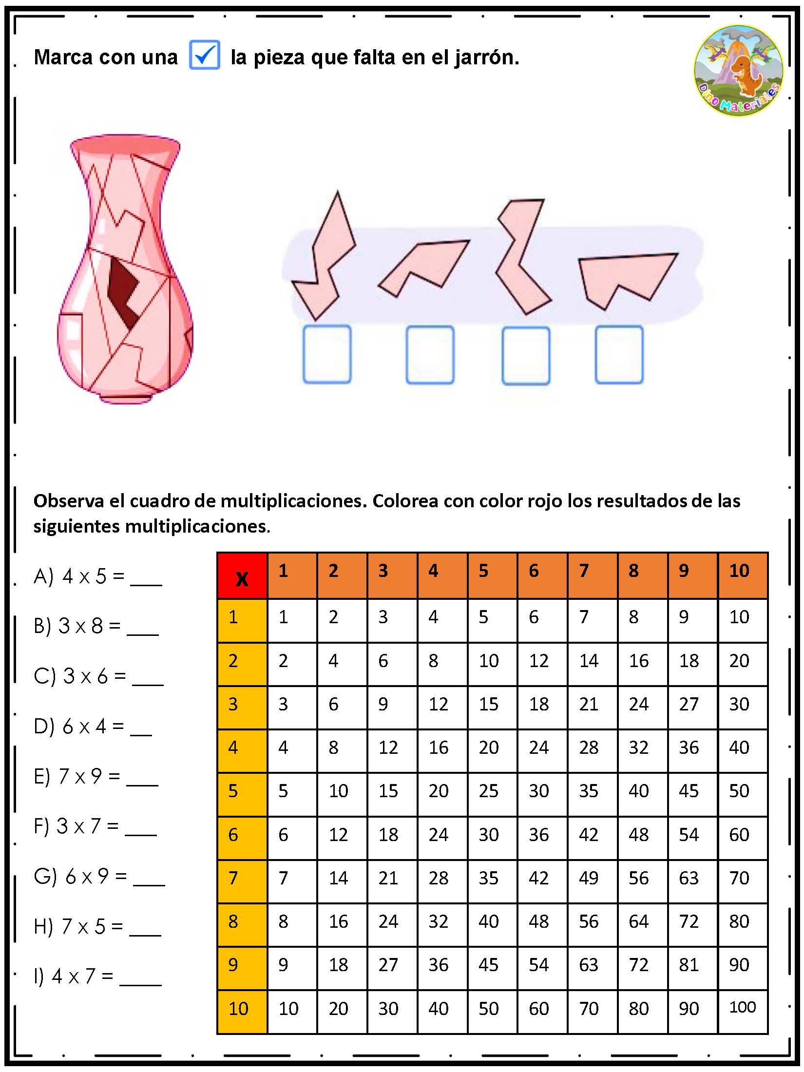 Cuaderno De Repaso Tercer Trimestre Para Grado De Hojas