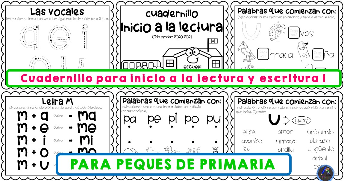 Cuadernillo Para Inicio A La Lectura Y Escritura Imagenes Educativas