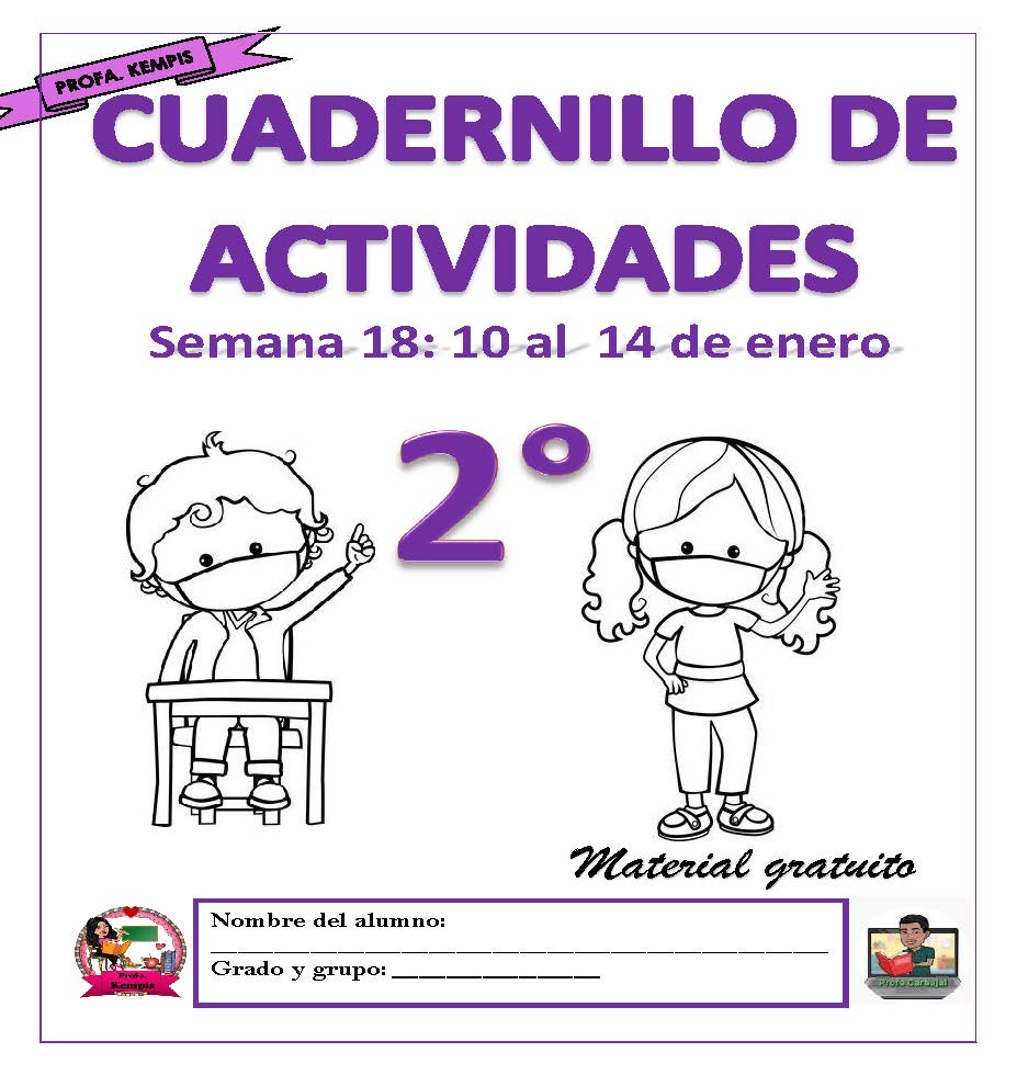 CUADERNILLO DE ACTIVIDADES SEMANA 18 Página 10 Imagenes Educativas