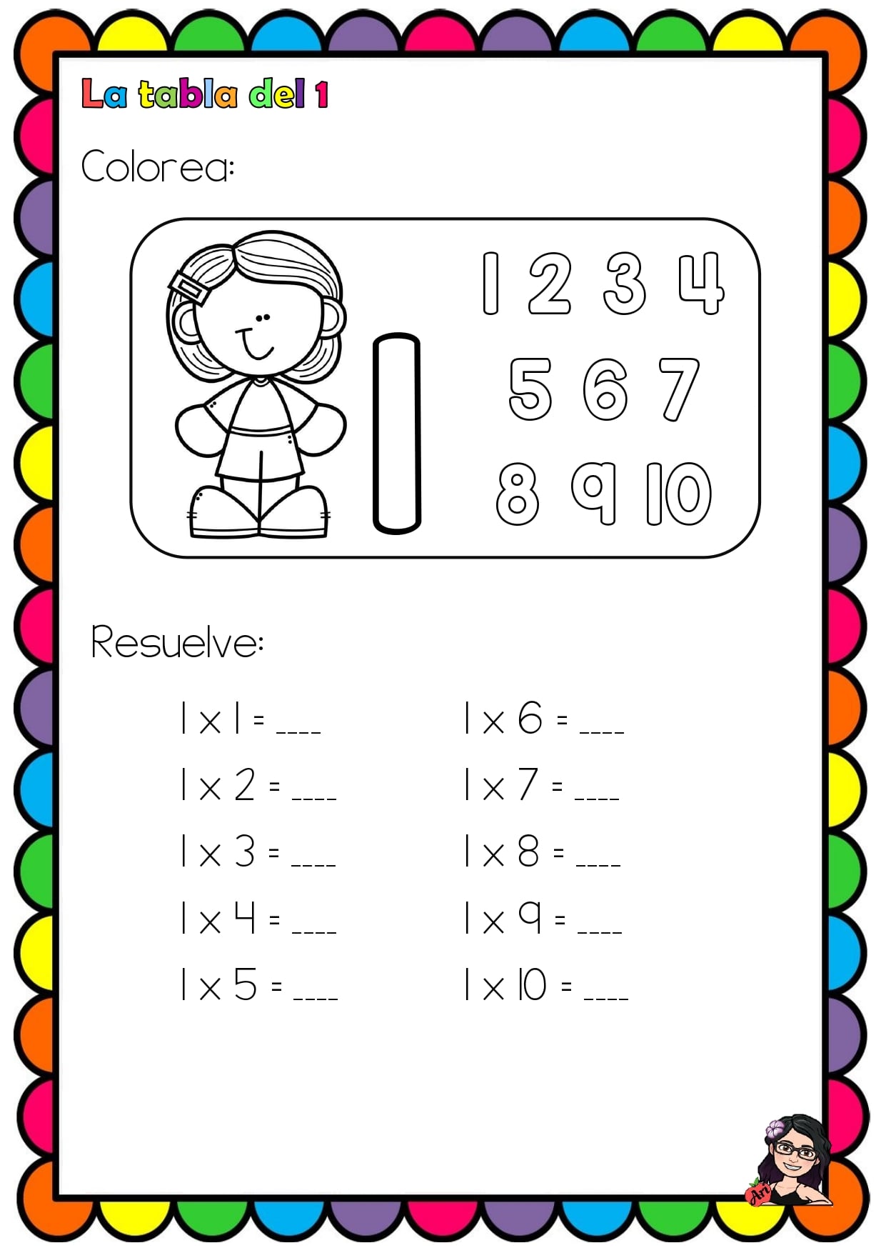 MI PRIMER CUADERNO DE LAS TABLAS DE MULTIPLICAR 40 5 Imagenes