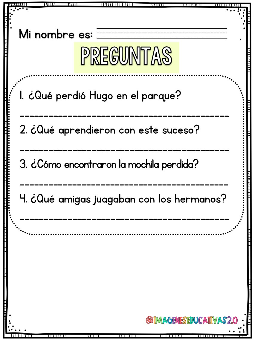 Lecturas Comprensivas Para Primaria Noa Y Hugo Imagenes Educativas