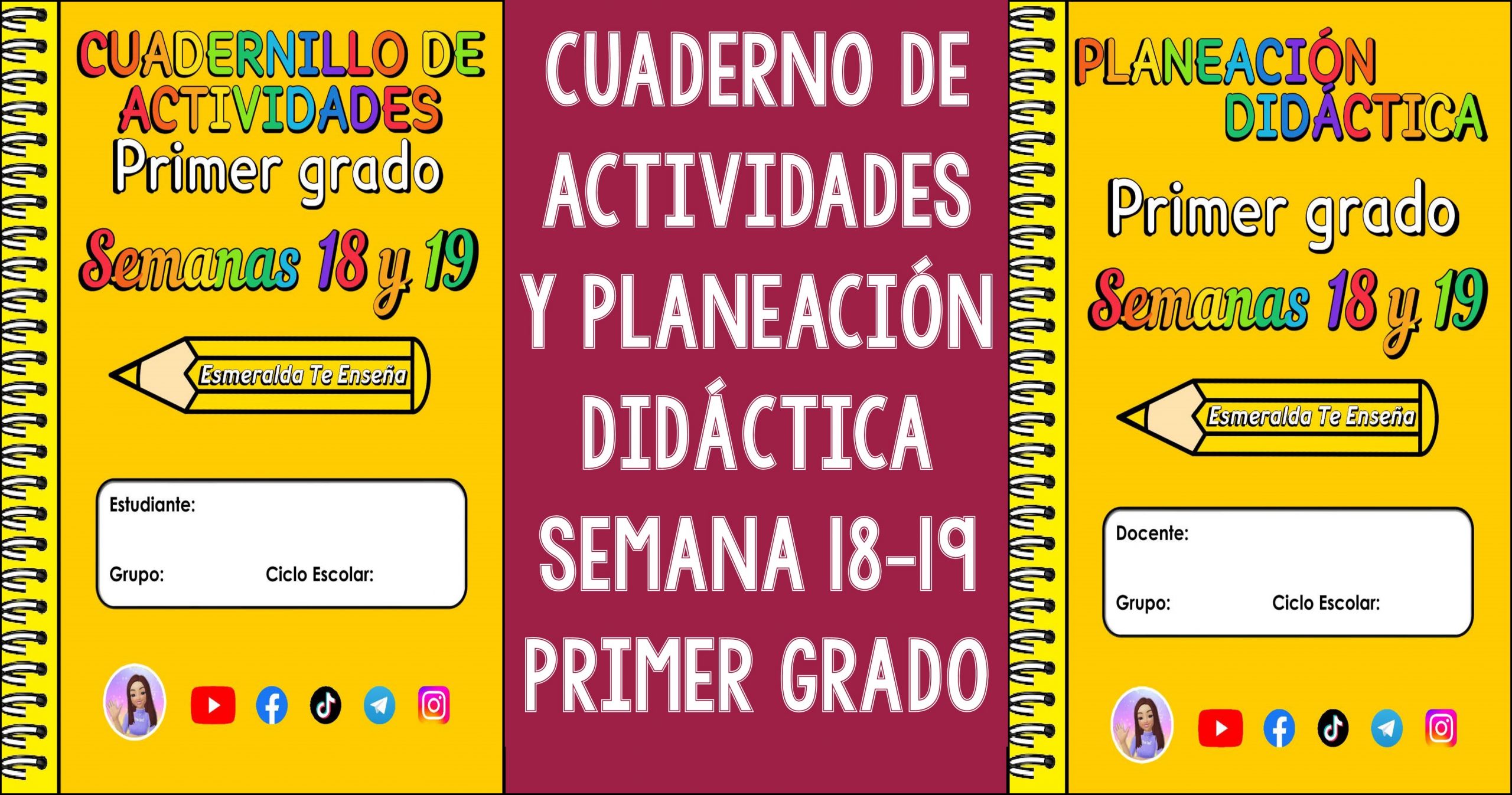 CUADERNO DE ACTIVIDADES Y PLANEACIÓN DIDÁCTICA SEMANA 18 19 PRIMER