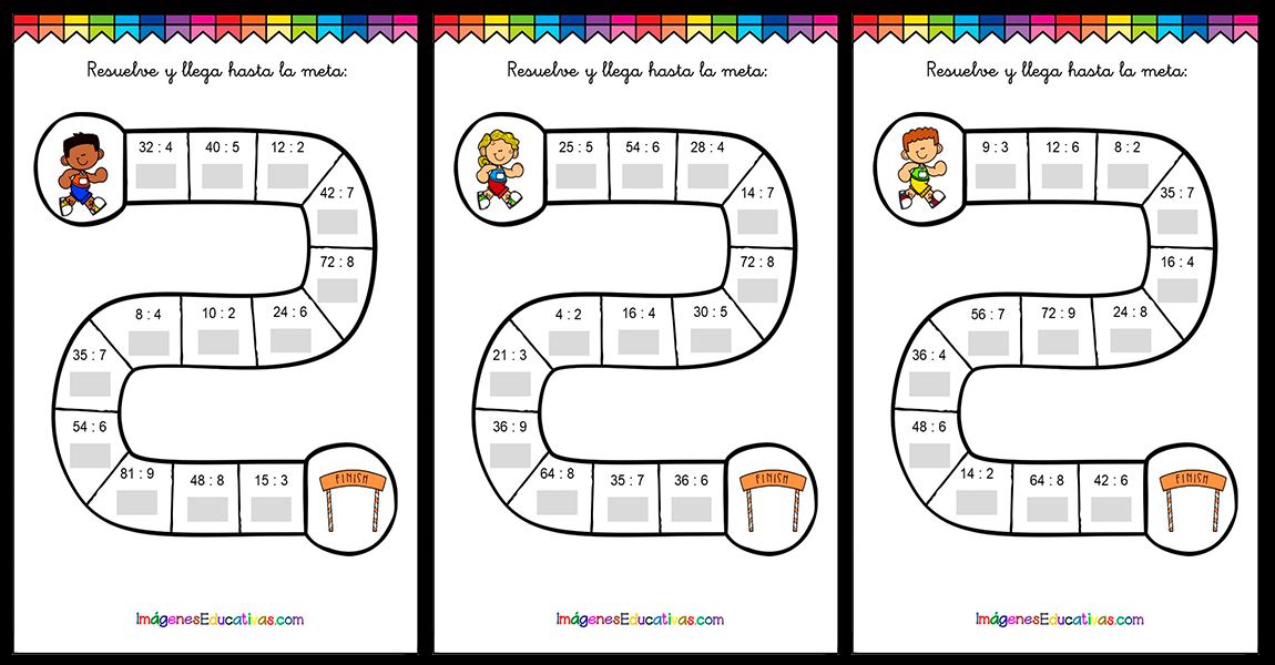 EL TABLERO DE LAS DIVISIONES Imagenes Educativas