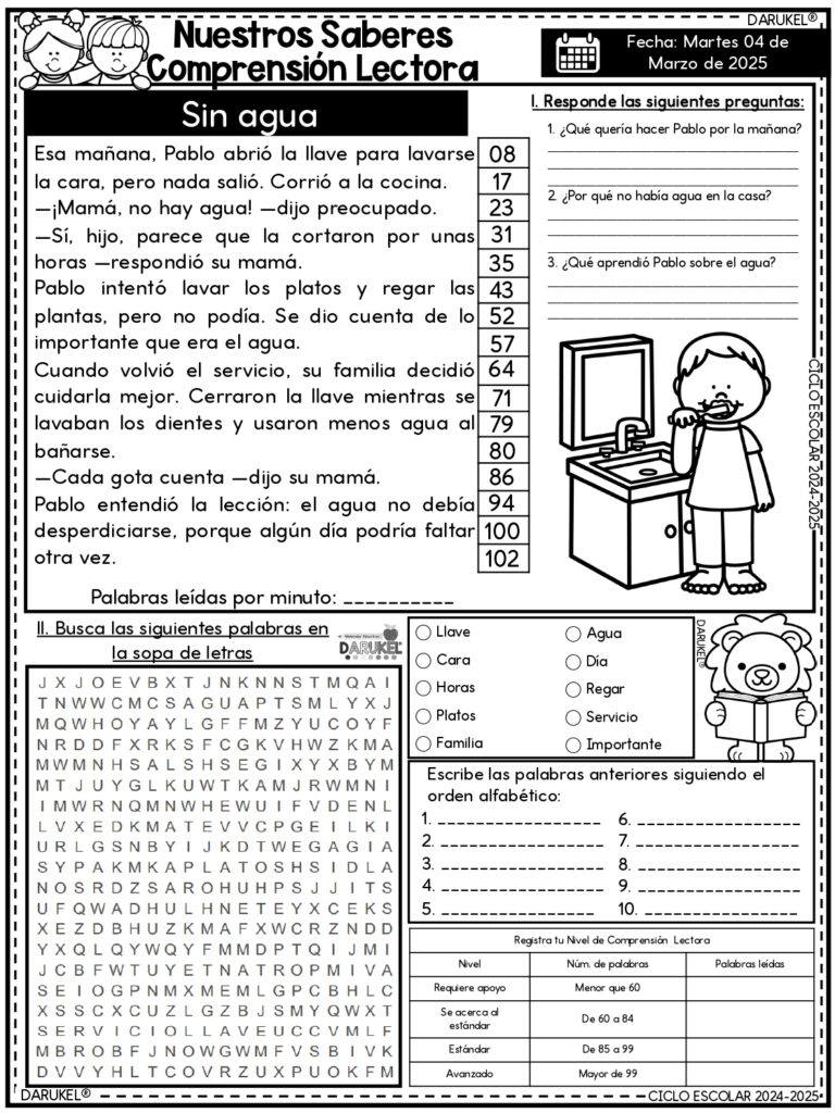 Comprensión Lectora Y Habilidades Matemáticas marzo 2025 page 0051